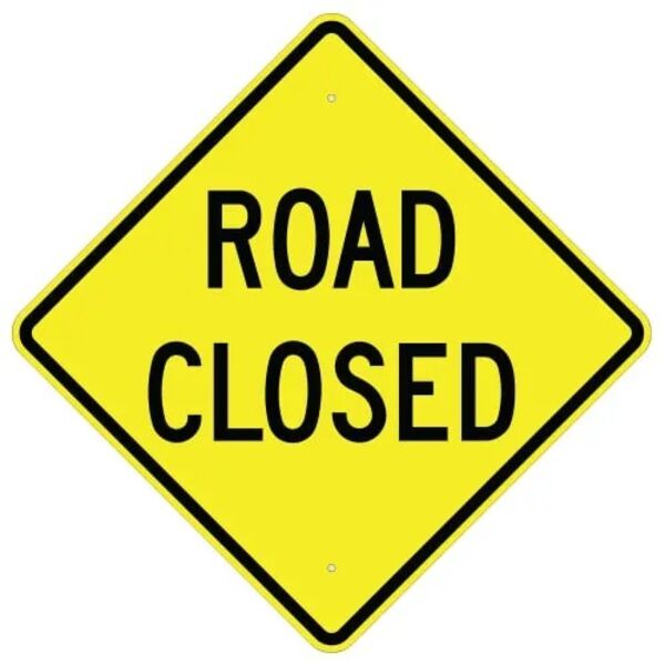 Road Closed Sign Thumbnail